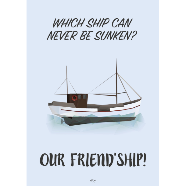 Citatplakat A5 - Friend'ship