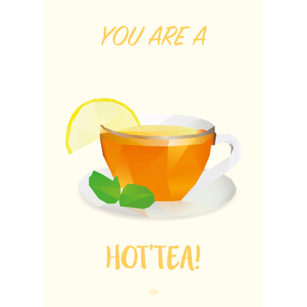 Citatplakat A5 - Hot'tea