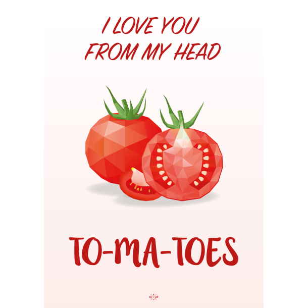 Citatplakat A5 - To-ma-toes
