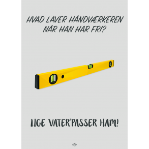 Citatplakat A5 Kort - Vater'passer