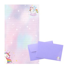 Brevpapir St - Enhjrning Lilla