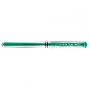 Uni Ball Signo Broad Metallic Green