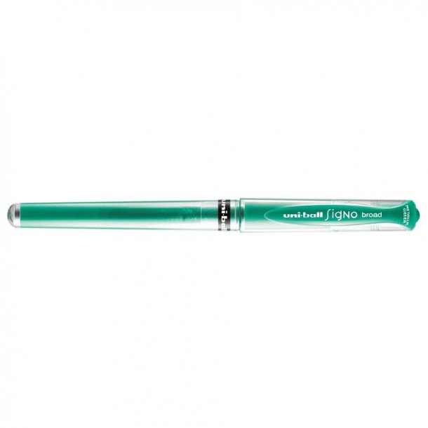 Uni Ball Signo Broad Metallic Green