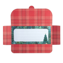 Artebene Gavekuvert - Christmas Pine Trees