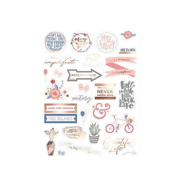 Kalender Stickers - Life was meant for
