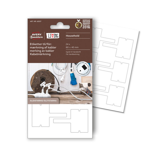 Living Household Etiketter Kabelm�rkning