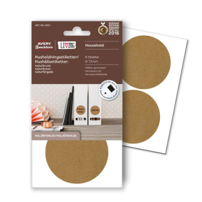 Living Household Etiketter Natur