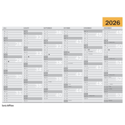 V�gkalender 2026 A5