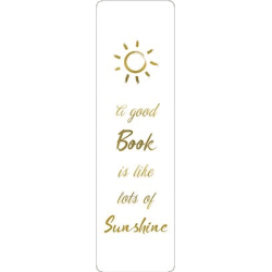 Hartung Bogmrke - A good Book is like lots of Sunshine