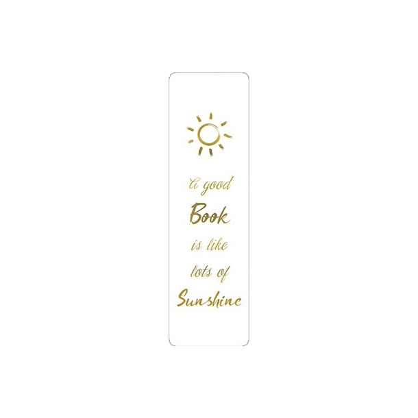 Hartung Bogmrke - A good Book is like lots of Sunshine