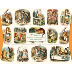 Brevpapir st - Alice in Wonderland