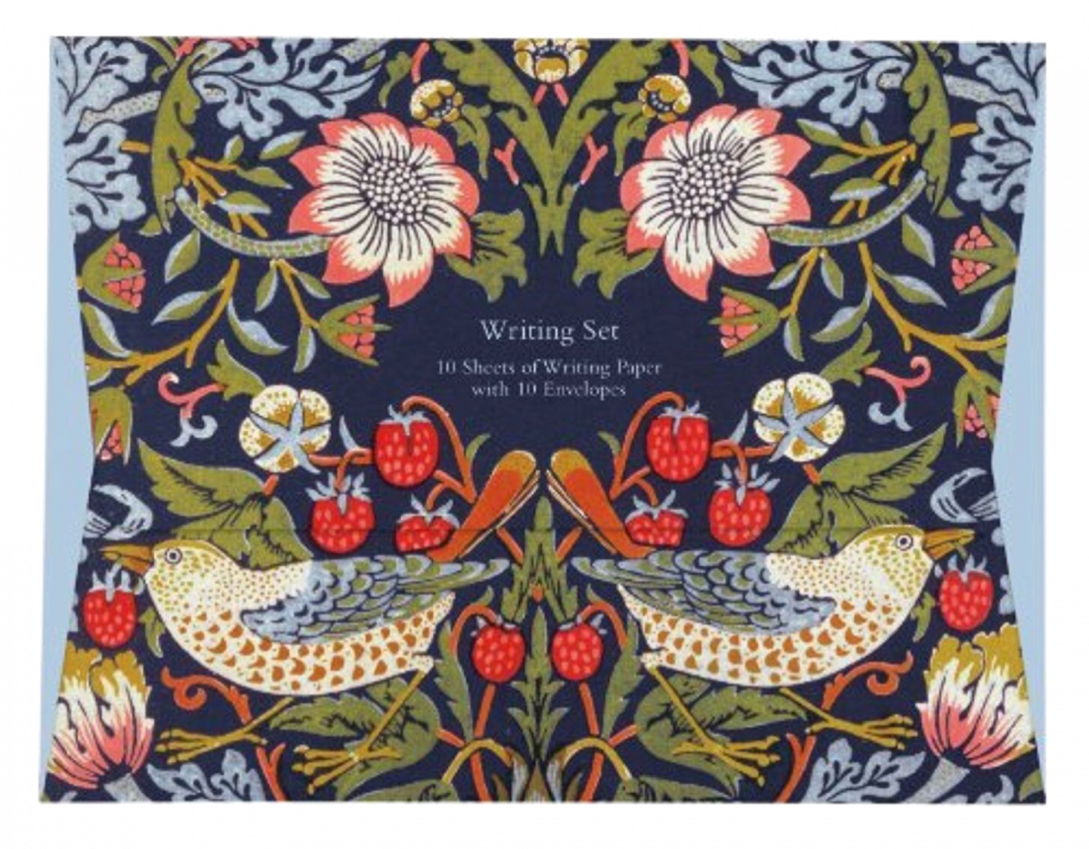 Brevpapir sæt Strawberry Thief Brevpapir