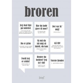 Dialgtplakat A5 Kort - Broren