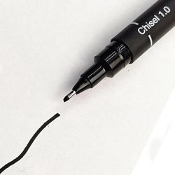 Uni Pin Fine Line Sort Chisel 1.0