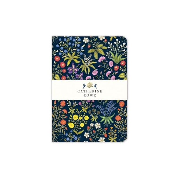 Catherine Rowe Notebook A5 - Medival Flowers