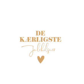 Guldplakat A5 Kort - De Krligste Julehilsner