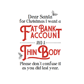 Juleplakat A5 Kort - Dear Santa