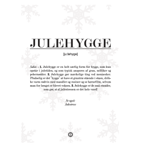 Definitionplakat A5 Kort - Julehygge