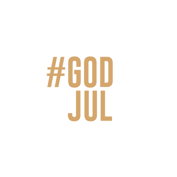 Guldplakat A5 Kort - #godjul