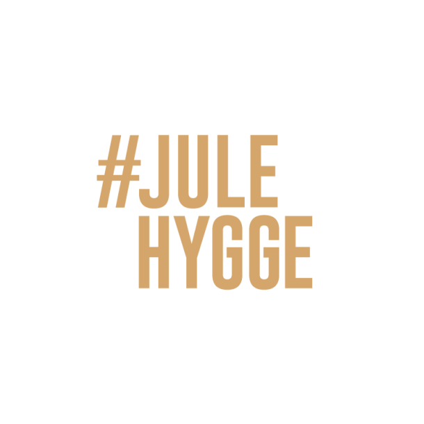 Guldplakat A5 Kort - #julehygge
