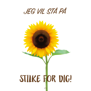 Citatplakat A5 Kort - Jeg vil st p stilke for dig!