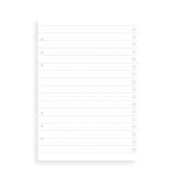 Filofax Refill A5 Tjekliste - check please