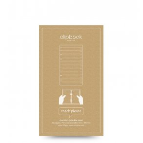 Filofax Refill Personal Tjekliste - check please