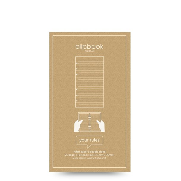 Filofax Refill Personal Linjer