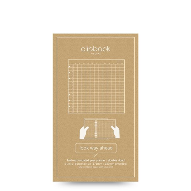 Filofax Refill Personal rsplan - look way ahead