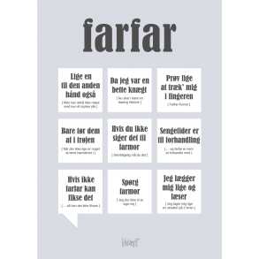 Dialgtplakat A5 Kort - Farfar