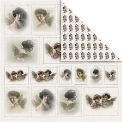 Designpapir 5 Ark - Engle