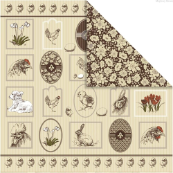 Designpapir 5 Ark - Pske