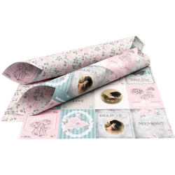 Designpapir 5 Ark - Pastel