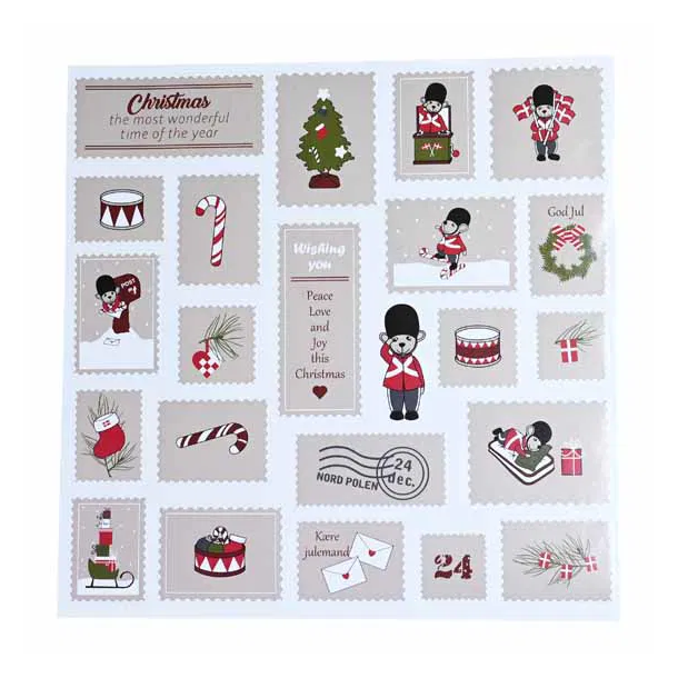 Juleklistermrker - Frimrker