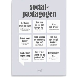 Dialgtplakat A5 Kort - Socialpdagogen