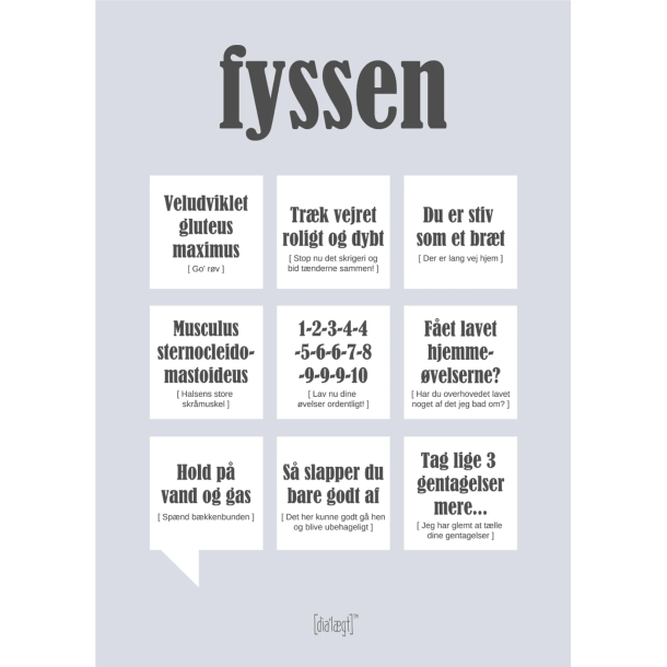 Dialgtplakat A5 Kort - Fyssen