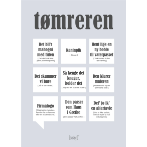 Dialgtplakat A5 Kort - Tmreren