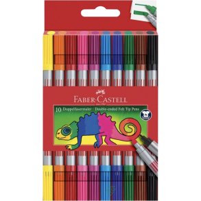 Faber-Castell Dobbelttusser 10 stk.