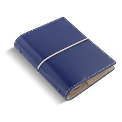 Filofax Domino Pocket Kalenderomslag Navy