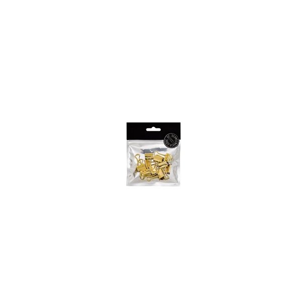 Edge Klemme 19mm. guld