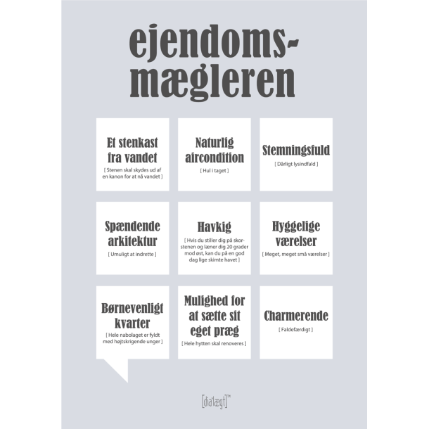 Dialgtplakat A5 Kort - Ejendomsmgleren