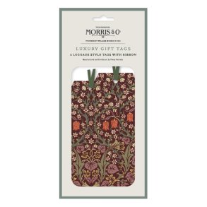 William Morris Luxury Gift Tags - Blackthorn 