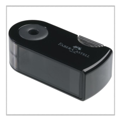 Faber-Castell Sleeve blyantspidser enkel sort
