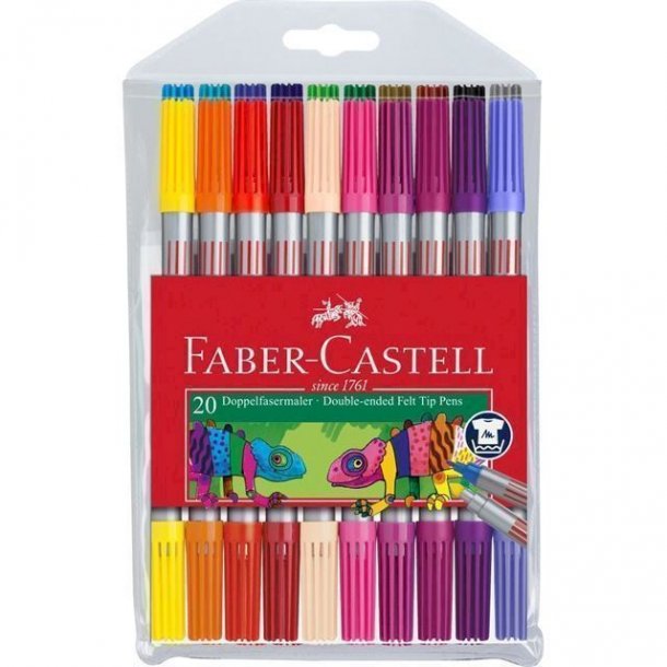 Faber-Castell Dobbelttusser 20 stk.