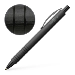 Faber-Castell Essentio Aluminium Ballpoint Kuglepen Black