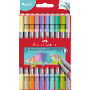 Faber-Castell Dobbelttusser 10 stk. Pastel