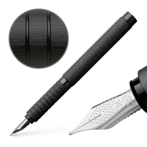 Faber-Castell Essentio Aluminium Fountain Fyldepen Black