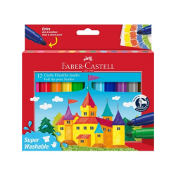 Faber-Castell Jumbo Tusser 12 stk.
