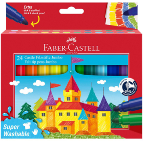 Faber-Castell Jumbo Tusser 24 stk.