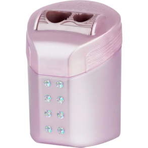 Faber-Castell RollOn Sparkle Dobbelt Blyantspidser - Lyserd